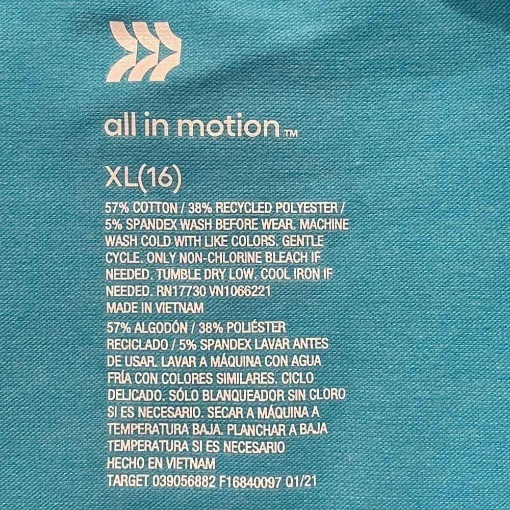 All in Motion Youth Bright Blue Athletic Short Sleeve T-shirt Size XL (1… - Picture 4 of 4